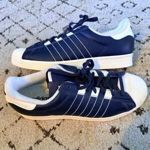 NWT ADIDAS ORIGINALS SUPERSTAR, SHADOW/NAVY, SIZE 12